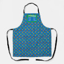 Search for stand with aprons Blue