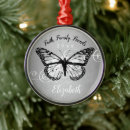 Search for silver butterfly christmas tree decorations Nature