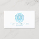 Search for sun business cards Meditation