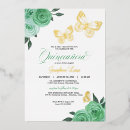 Search for mint and gold birthday invitations Tiara