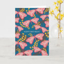 Search for blue butterfly birthday cards Pink
