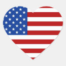 Search for american flag heart stickers Red white and blue