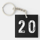 Search for number 20 key rings Twenty