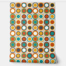 Search for orange and teal art Mid century modern