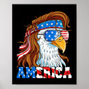 Search for mullet posters Usa flag