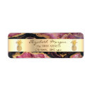 Search for gold pineapple return address labels Fruit