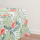 Search for tropical hibiscus tablecloths Green