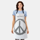 Search for peace sign aprons Retro