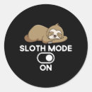Search for lazy stickers Cartoon sloth