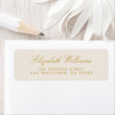 Search for faux return address labels Elegant