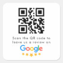 Search for marketing stickers Business review link