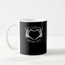 Search for skeleton hand mugs Goth valentine