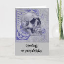 Search for skull birthday cards Biker