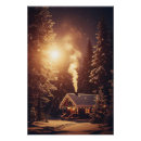 Search for christmas landscape posters Cabin