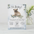 Search for pug invitations Watercolor