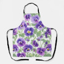 Search for pansies aprons White