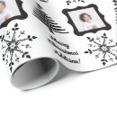 Search for black and white wrapping paper Snowflake