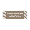 Search for herringbone return address labels Elegant
