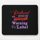 Search for redhead mousepads Red hair