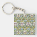 Search for victorian floral square key rings Pink
