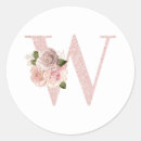 Search for w monogram stickers Floral