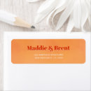 Search for orange sunset return address labels Summer