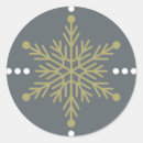 Search for snowflake design stickers White