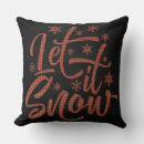 Search for let it snow cushions Rustic