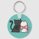 Search for cat couple key rings Kitty