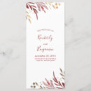 Search for red and gold wedding programs Elegant