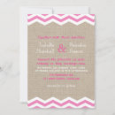 Search for chevron wedding invitations Pink