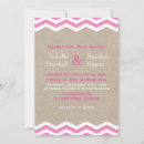 Search for chevron wedding invitations Pink
