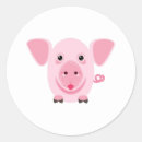Search for cute little pig stickers Pink