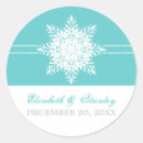 Search for turquoise snowflakes stickers White
