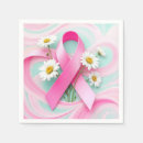Search for breast cancer napkins Flowers