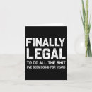 Search for funny 21st birthday cards Legal
