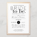 Search for gold foil bridal shower invitations Minimal
