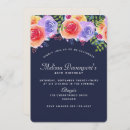 Search for navy blue and orange birthday invitations Watercolor