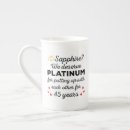Search for sapphire mugs 45th anniversary