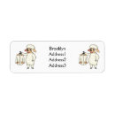 Search for sheep return address labels Cute