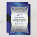 Search for sapphire blue invitations Elegant