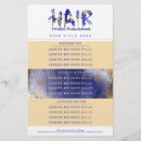 Search for salon service menu rack cards Hair