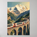 Search for switzerland vintage posters Alpine landscape