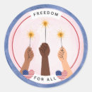 Search for justice for all stickers 4th of july