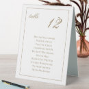 Search for folded table cards Number