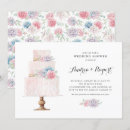 Search for cake wedding invitations Watercolor