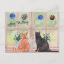 Search for best cat postcards Watercolor