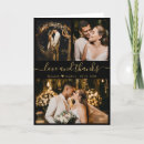 Search for black and gold wedding thank you cards Photo collage