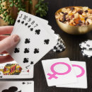 Search for feminist playing cards Girl power