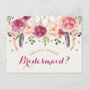 Search for postcards bridesmaid cards Rustic
